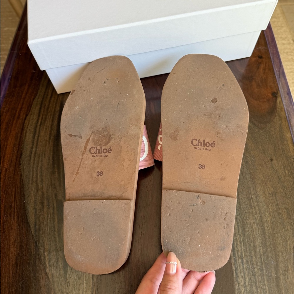 Chloé Woody Slide Sandals - Picture 10 of 15